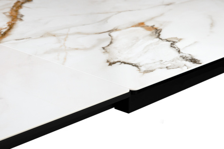 Стол TOSCANA 140 (TOSCANA 140 GOLD CER, BK) TOSCANA 140